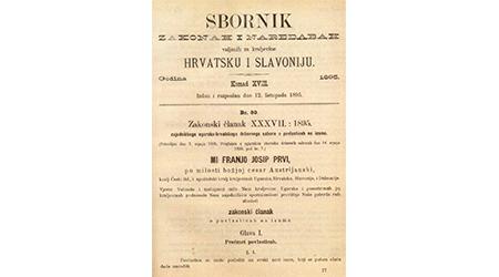 fotografija izvornog zbornika iz 1895.